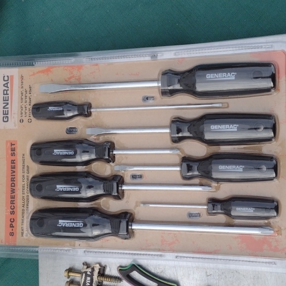8PC.Black Screwdriver Set NWT&Bonus Items - Picture 2 of 5